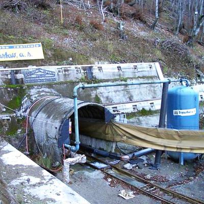Realizácia - dezinfekcia vody tunel Dubná Skala