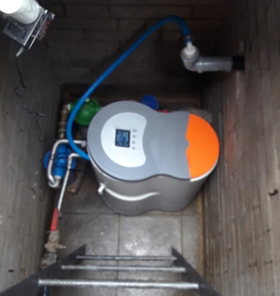 Realizácia - inštalácia zmäkčovača vody Aquatip®, Kašnice