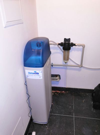 Realizácia - montáž zmäkčovača vody, Bašť